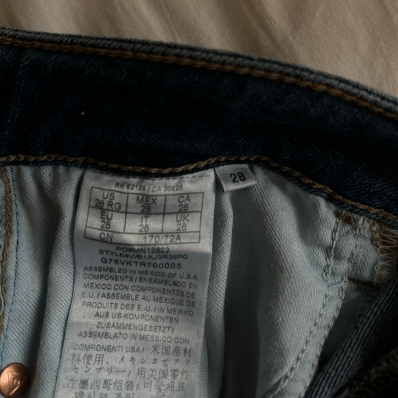 Guess Dark Blue Women's Denim Skinny Jeans - Picture 4 of 4